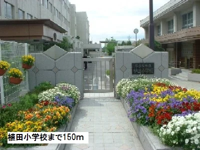 植田小学校まで150m