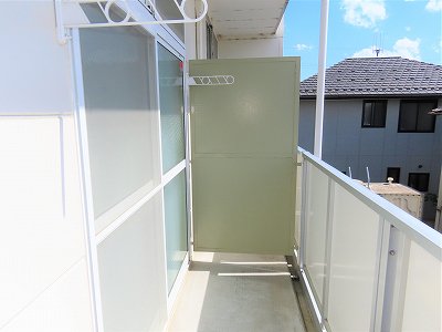 洗濯物を外干しできます