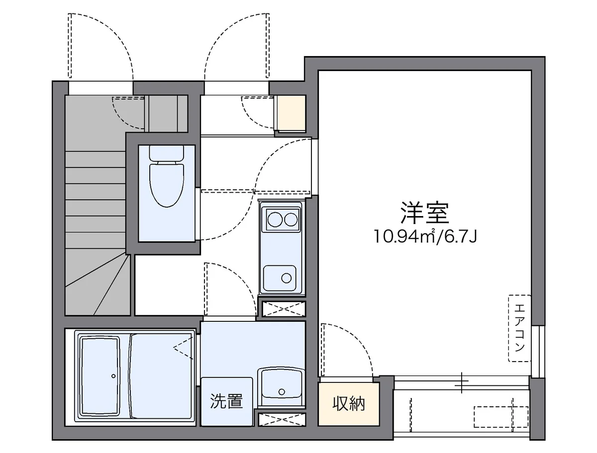 代表的な間取のため実際の間取とは異なる場合があります