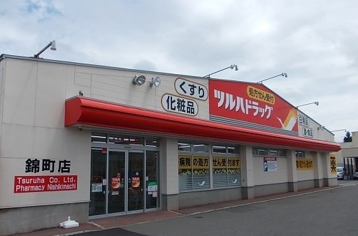 ツルハドラッグ錦町店まで750m