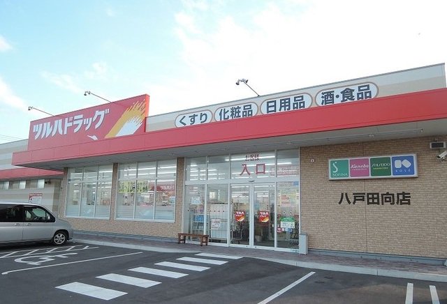 ツルハドラッグ八戸田向店まで100m