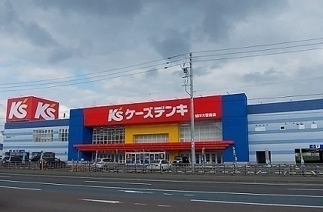 ケーズデンキ旭川大雪通店まで350m