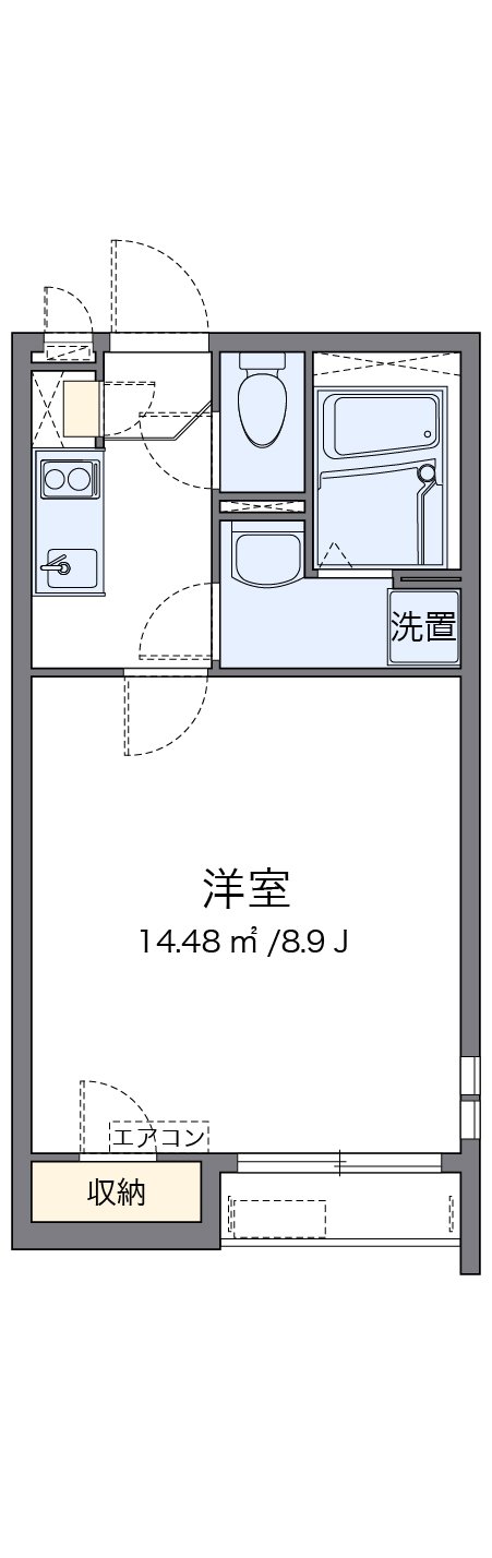 代表的な間取のため実際の間取とは異なる場合があります