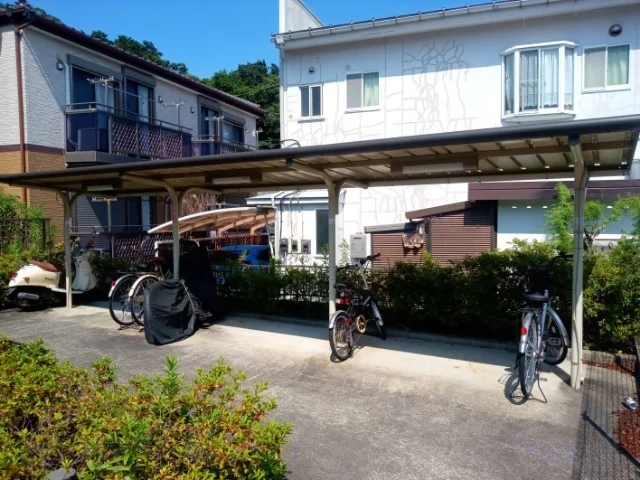 駐輪場です。