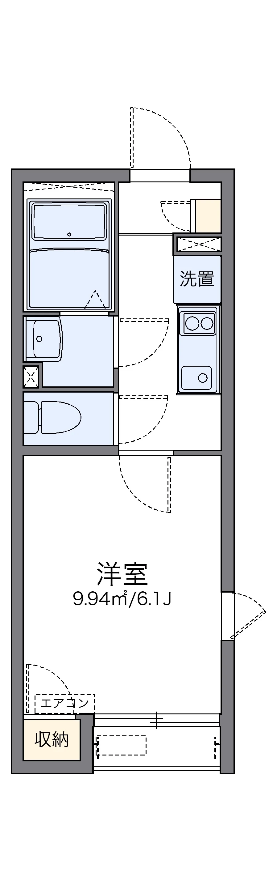 代表的な間取のため実際の間取とは異なる場合があります