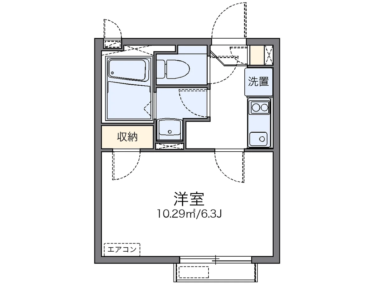 代表的な間取のため実際の間取とは異なる場合があります