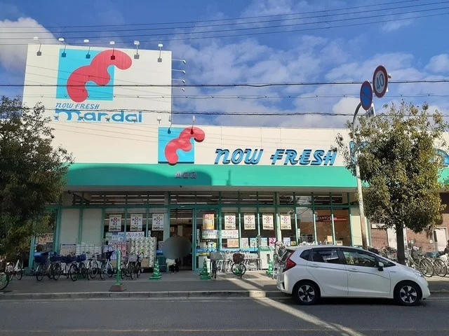 万代 巽西店様まで450m