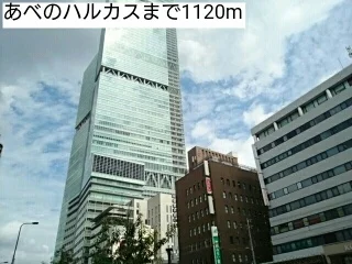 あべのハルカスまで1120m