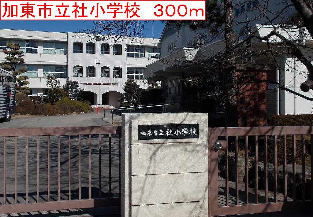 加東社小学校まで300m