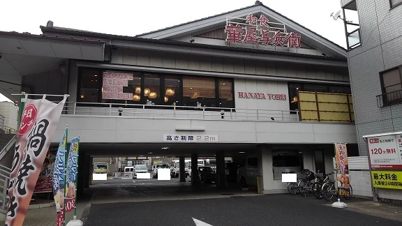 華屋与兵衛まで210m