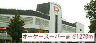 オーケースーパーまで1270m