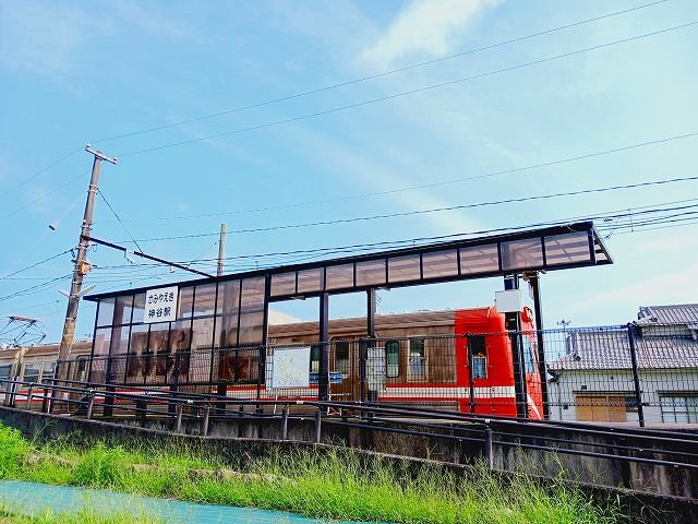 岳南鉄道　神谷駅まで400m