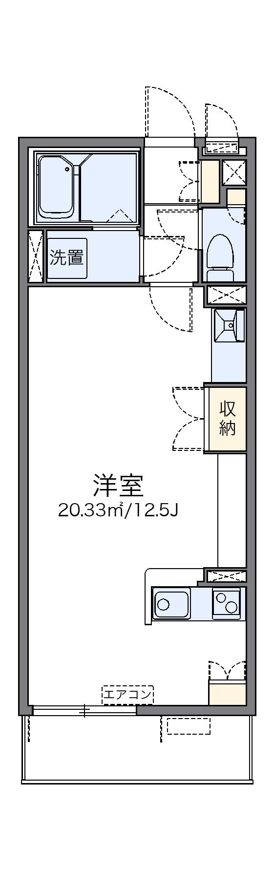 代表的な間取のため実際の間取とは異なる場合があります
