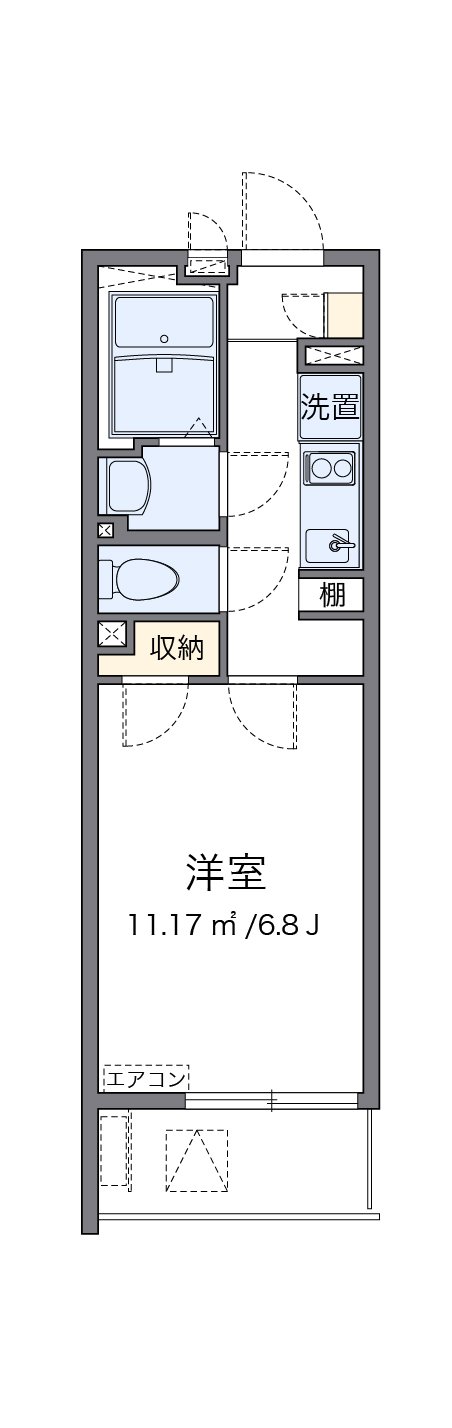 代表的な間取のため実際の間取とは異なる場合があります