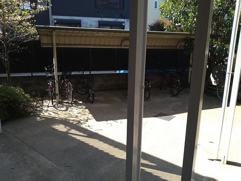 駐輪場　自転車＆原付のみ駐輪可