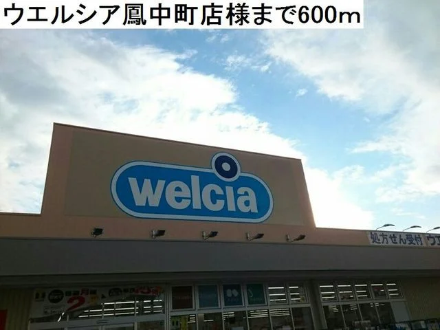 ウエルシア鳳中町店様まで600m