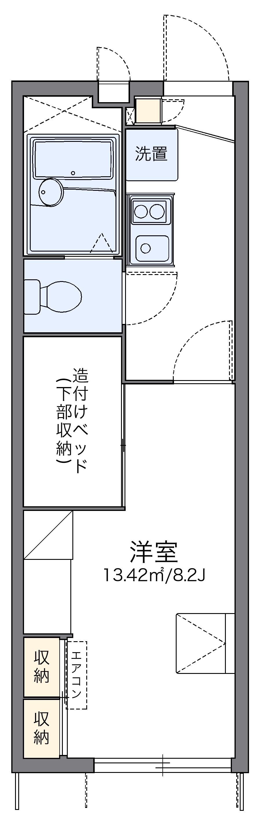 代表的な間取のため実際の間取とは異なる場合があります