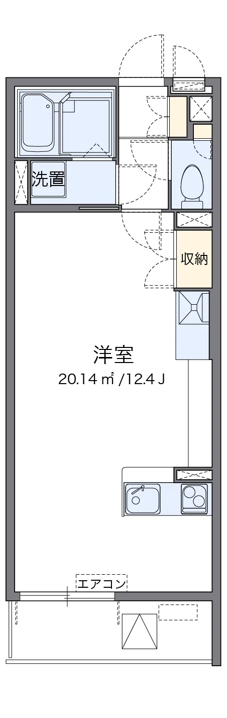 代表的な間取のため実際の間取とは異なる場合があります