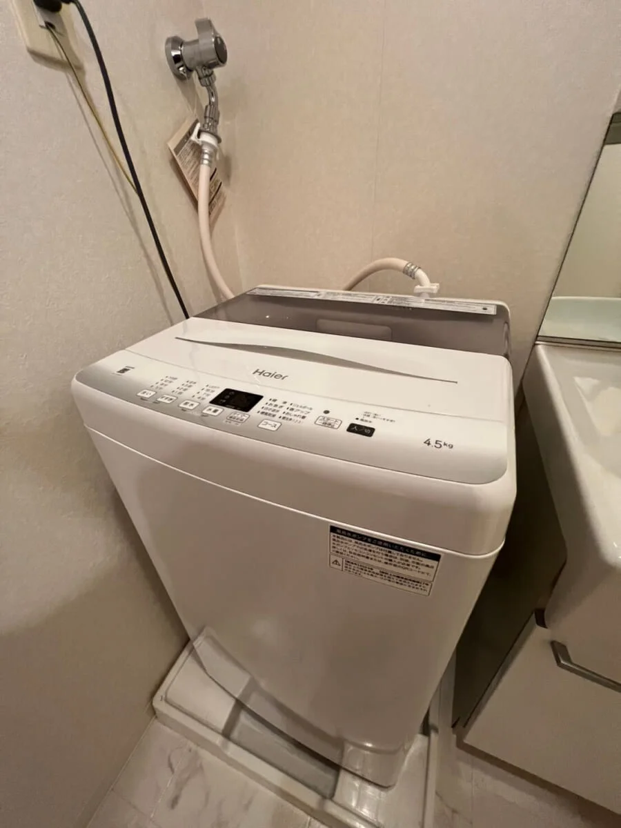 洗濯機完備