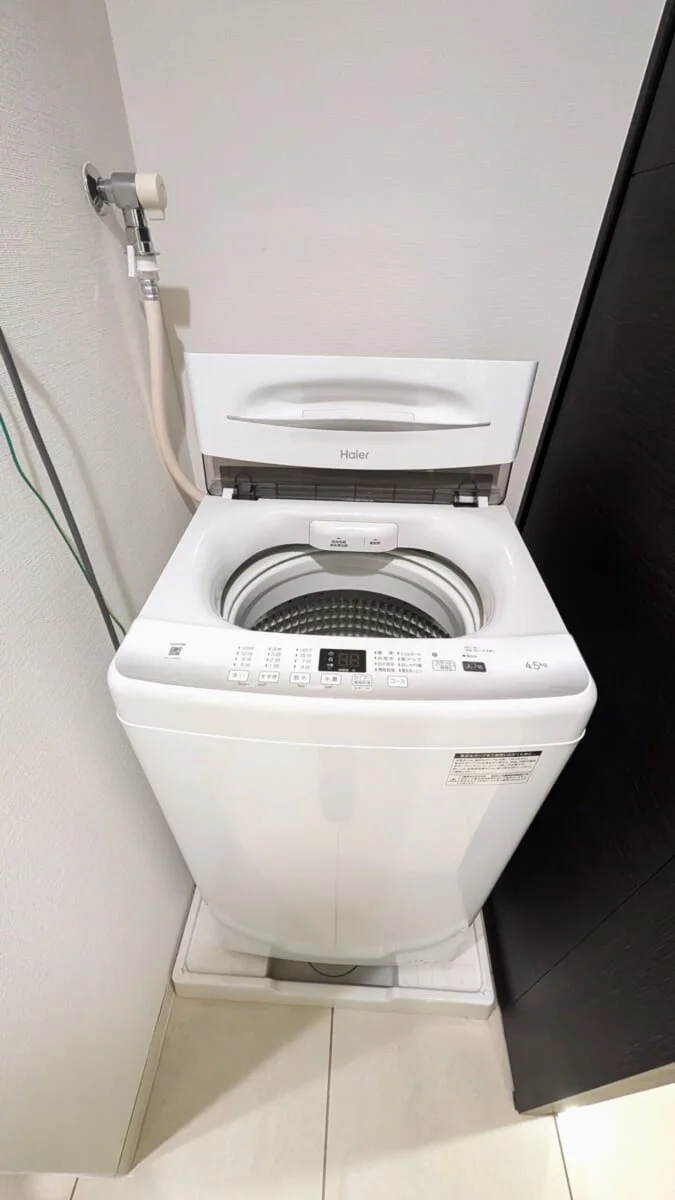 洗濯機完備