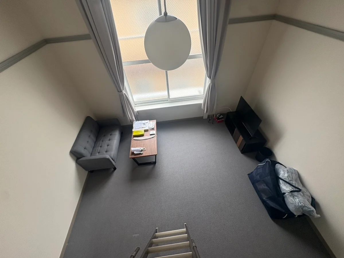 家具家電の準備中です。写真は同タイプの別のお部屋になります。
