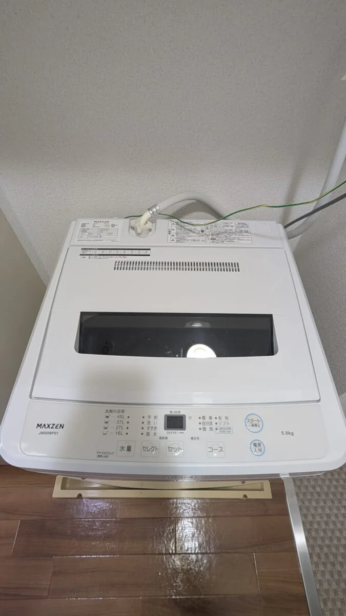 洗濯機あります♪