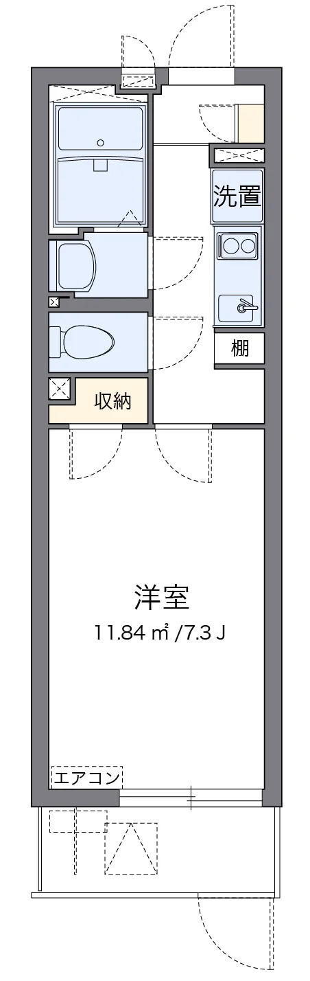 代表的な間取のため実際の間取とは異なる場合があります