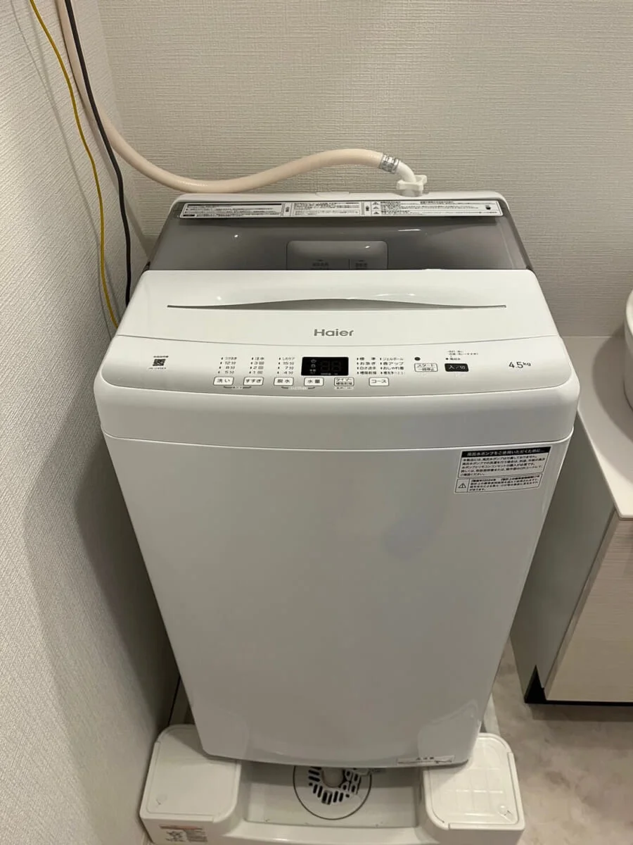 洗濯機完備