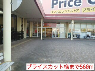 プライスカット様まで560m