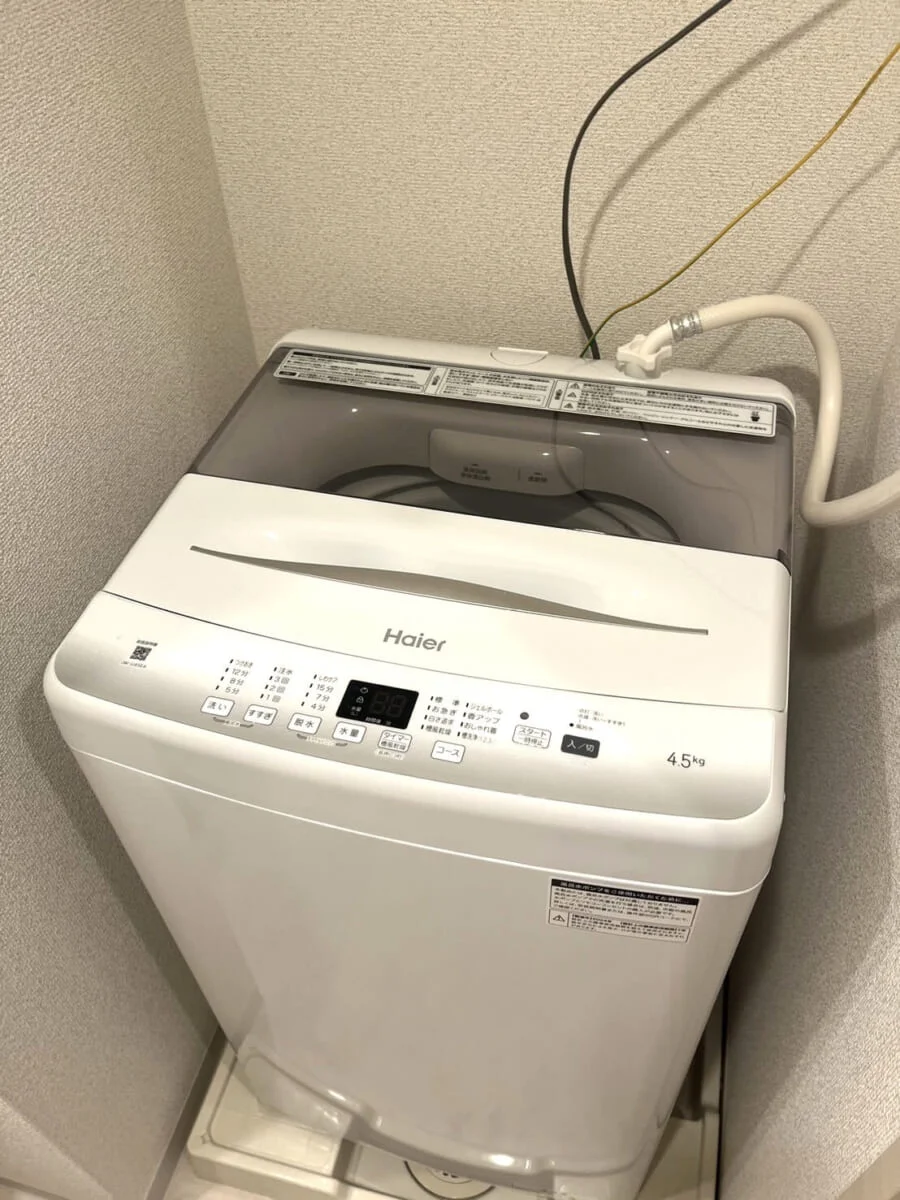 洗濯機完備