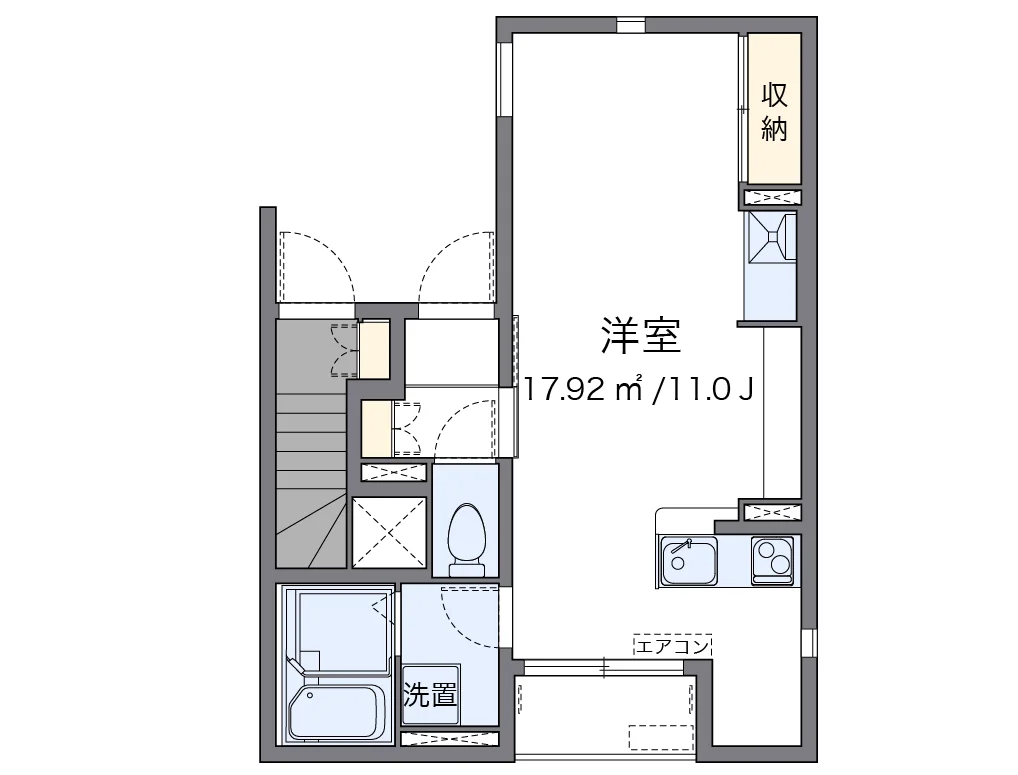 代表的な間取のため実際の間取とは異なる場合があります