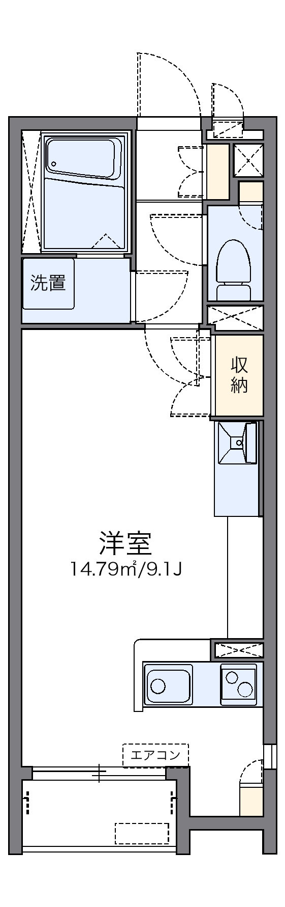 代表的な間取のため実際の間取とは異なる場合があります