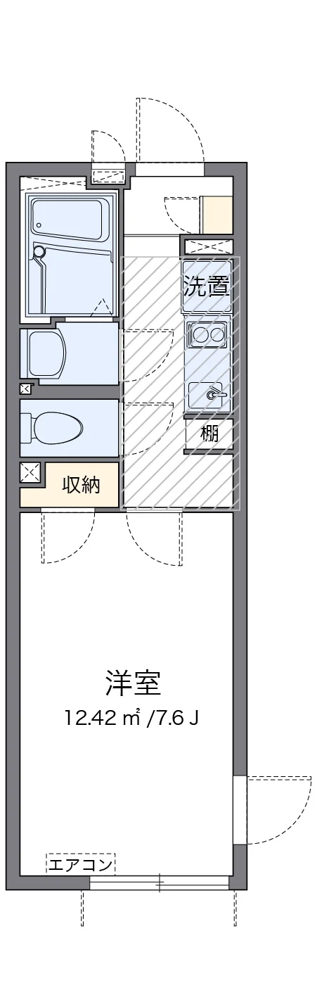 代表的な間取のため実際の間取とは異なる場合があります
