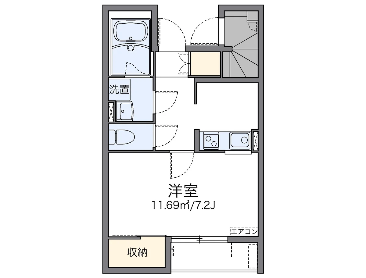 代表的な間取のため実際の間取とは異なる場合があります