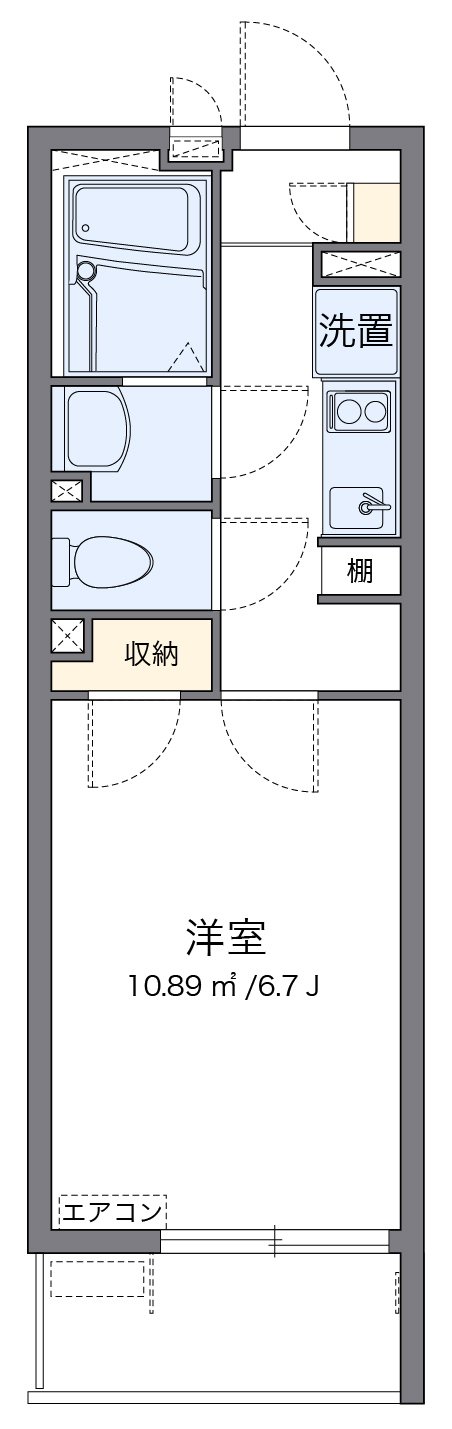 代表的な間取のため実際の間取とは異なる場合があります