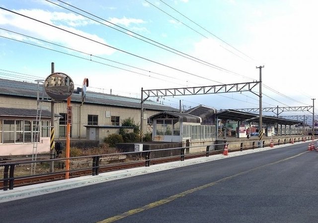 福島交通飯坂線　桜水駅まで2100m