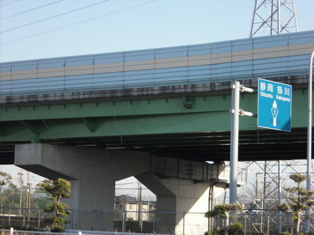 袋井バイパス 堀越インターまで850m
