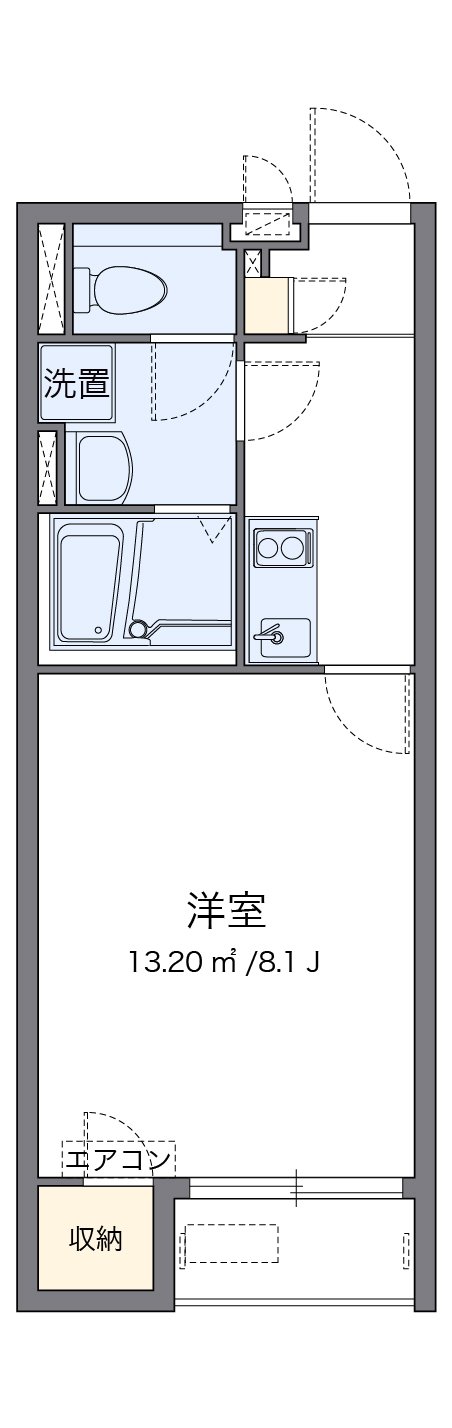 代表的な間取のため実際の間取とは異なる場合があります