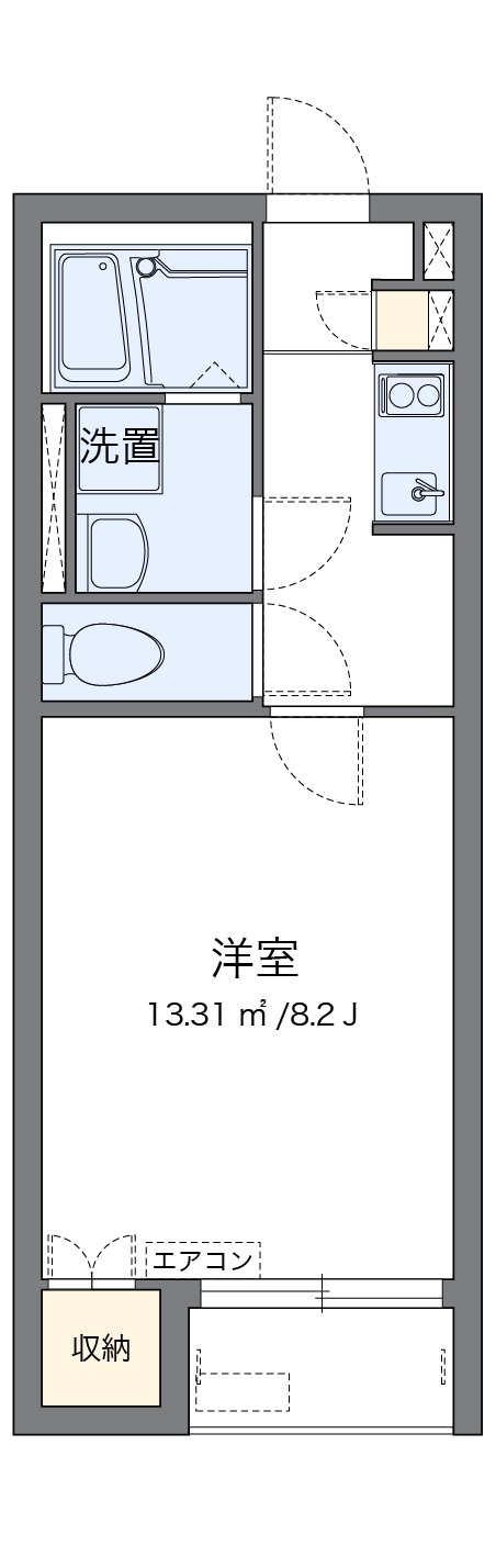代表的な間取のため実際の間取とは異なる場合があります