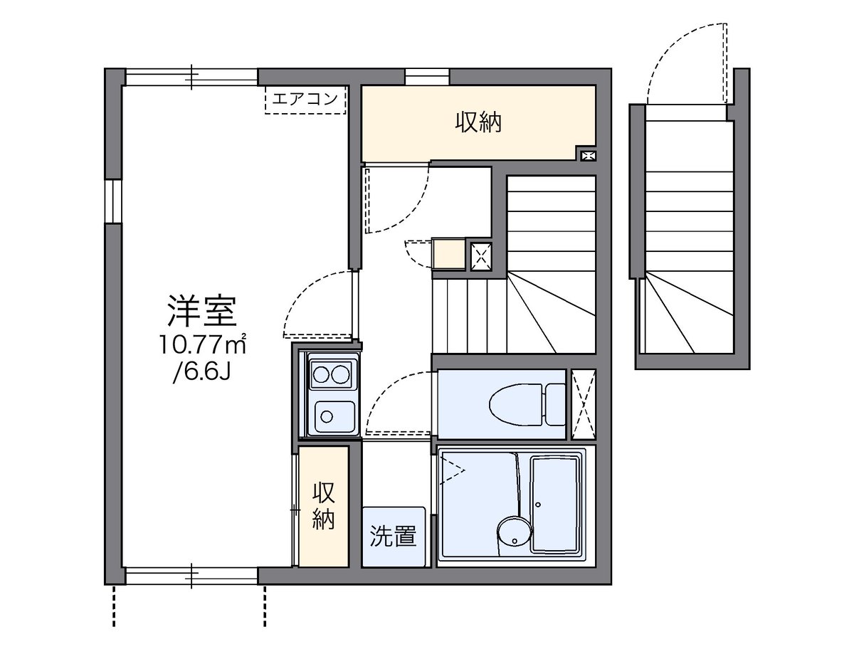 代表的な間取のため実際の間取とは異なる場合があります