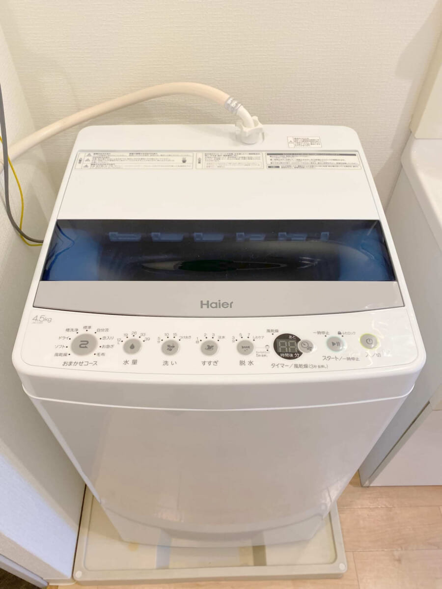 洗濯機完備