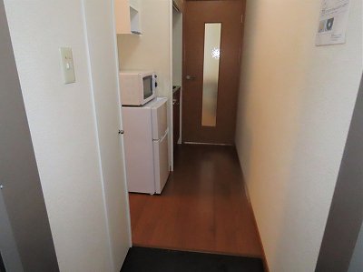 玄関からのアングルです