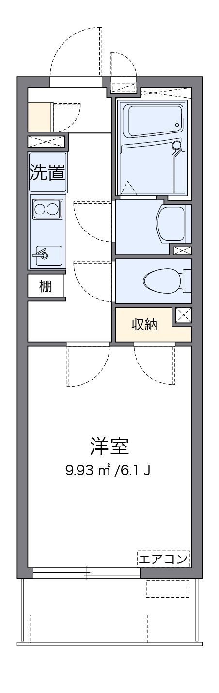 代表的な間取のため実際の間取とは異なる場合があります