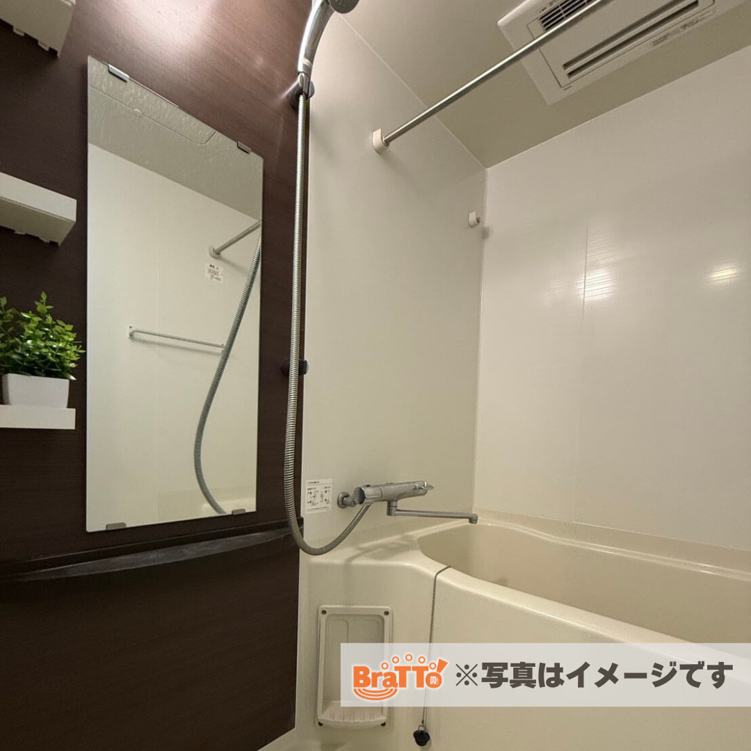 浴室乾燥機付き♪