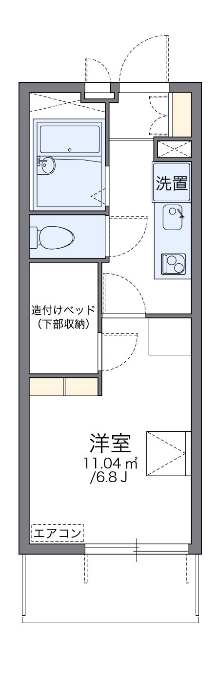 代表的な間取のため実際の間取とは異なる場合があります