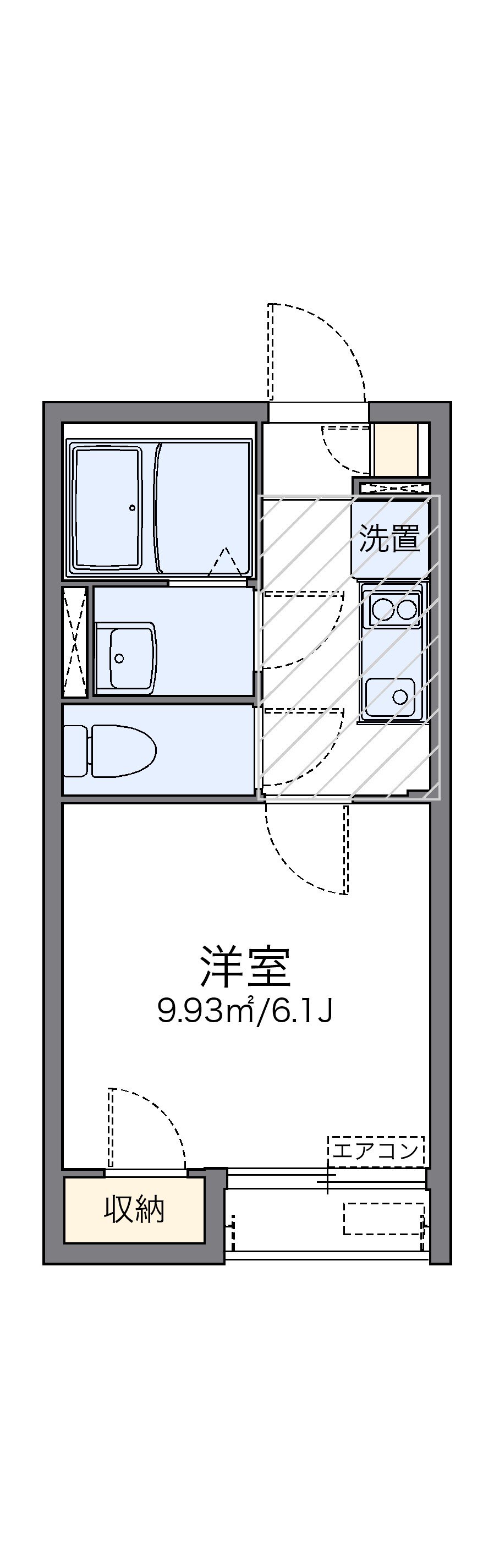 代表的な間取のため実際の間取とは異なる場合があります