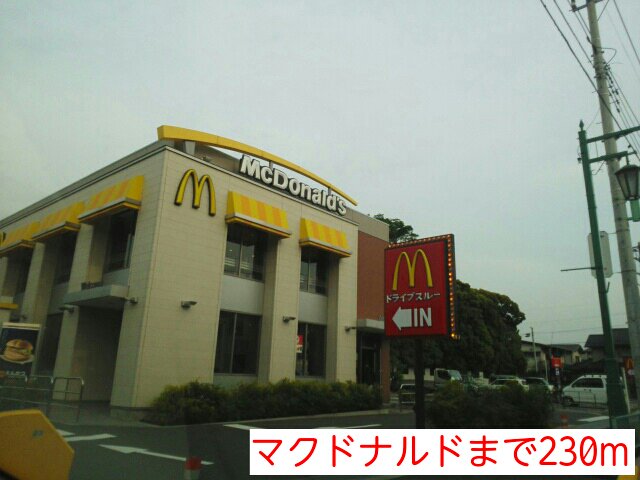 マクドナルドまで230m