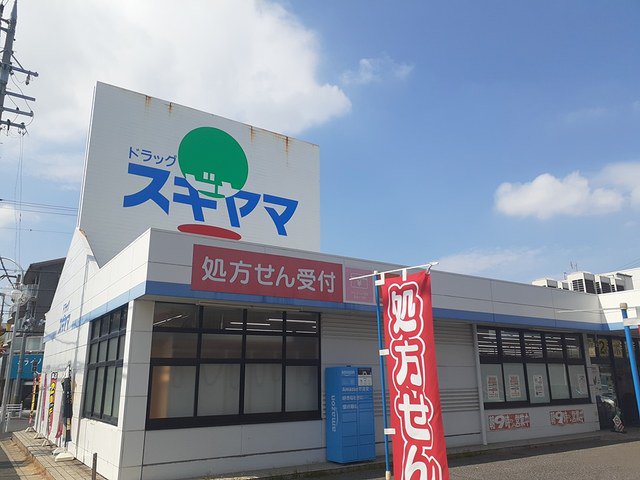 ドラッグスギヤマまで800m