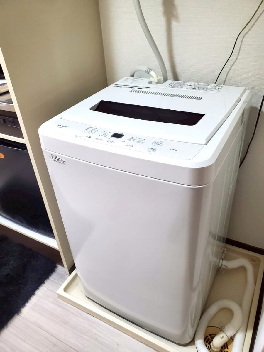 洗濯機も完備♪