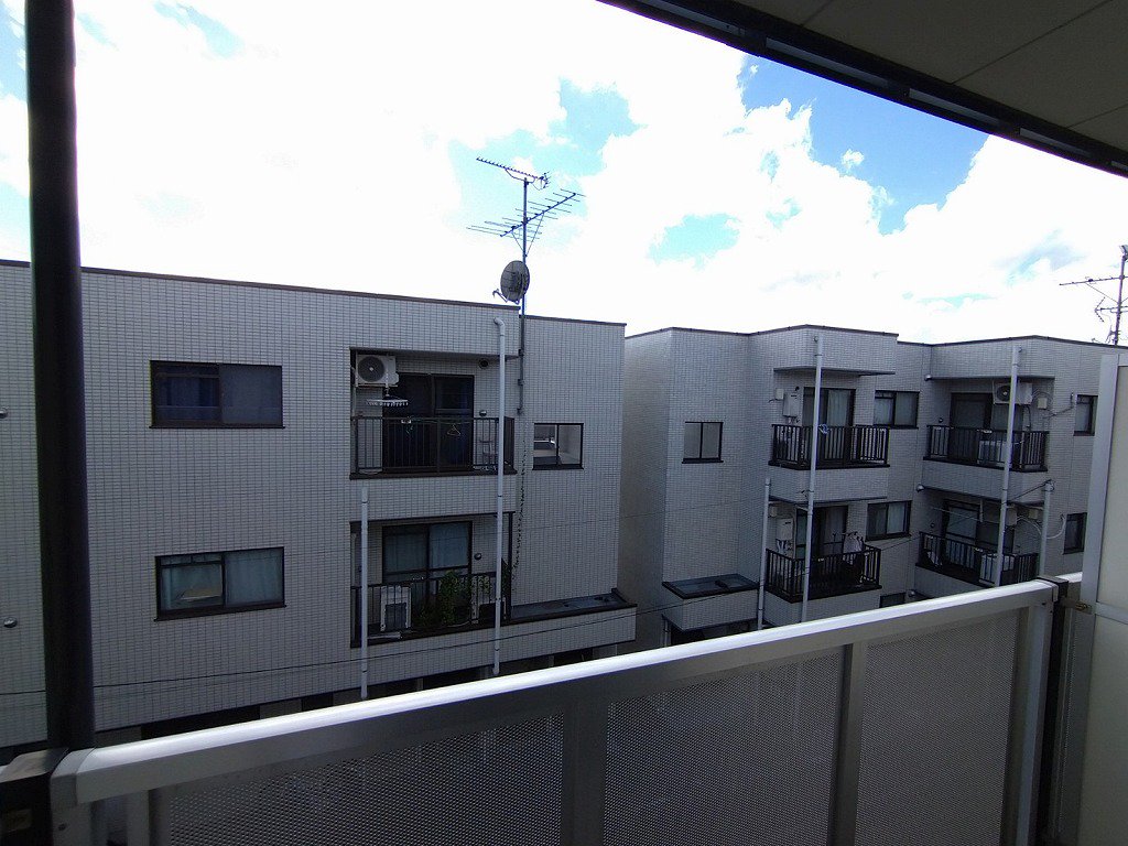 2階からの景色です